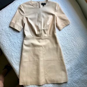 Topshop Faux Leather Shift Dress